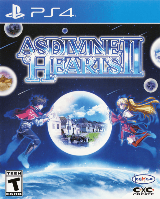 Asdivine Hearts II box art for Playstation 4